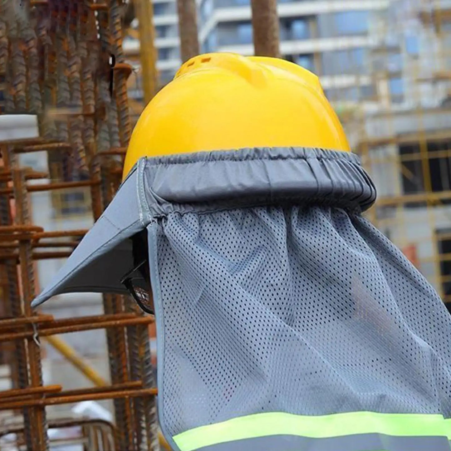 Hard Hat Sun Visor with Reflective Strip