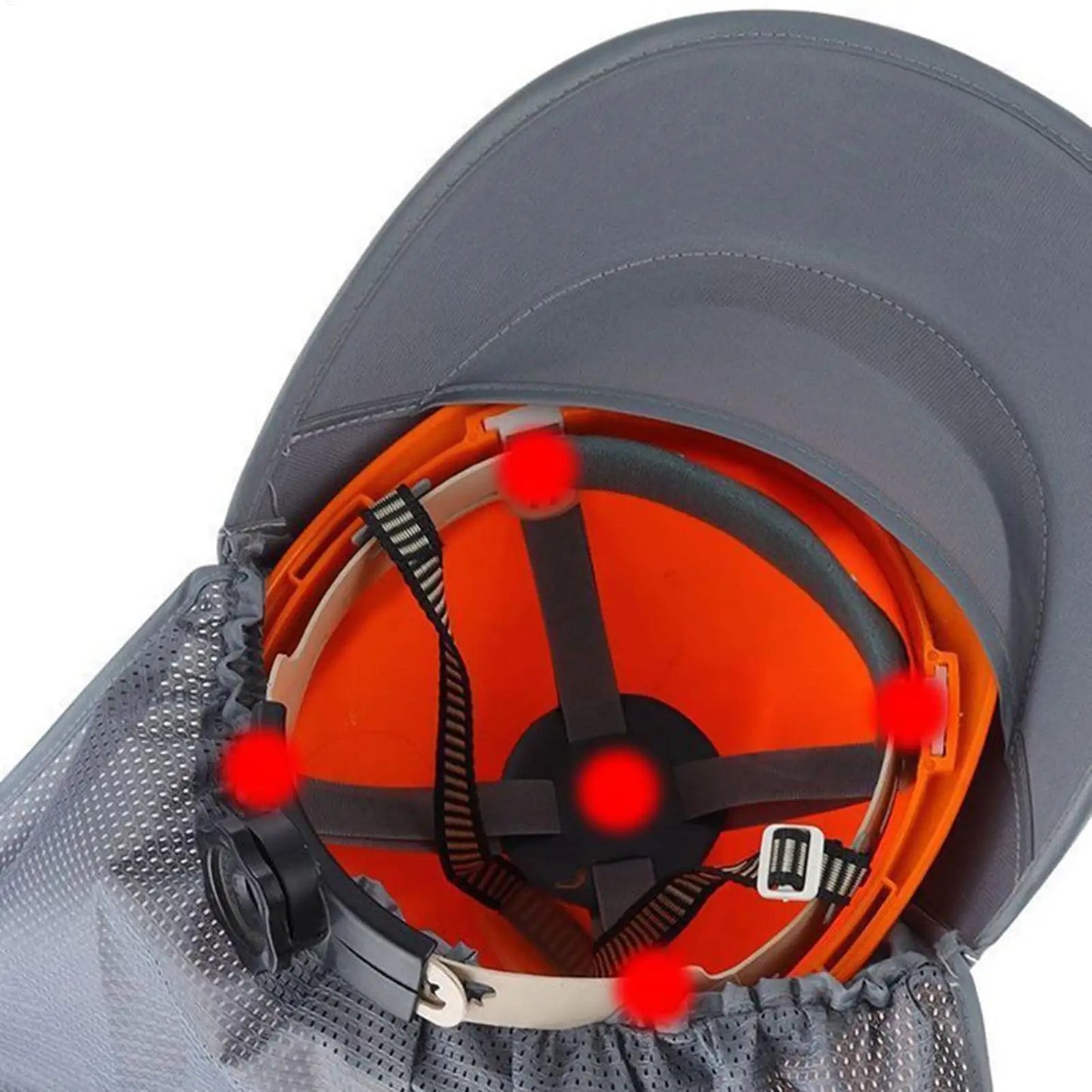 Hard Hat Sun Visor with Reflective Strip
