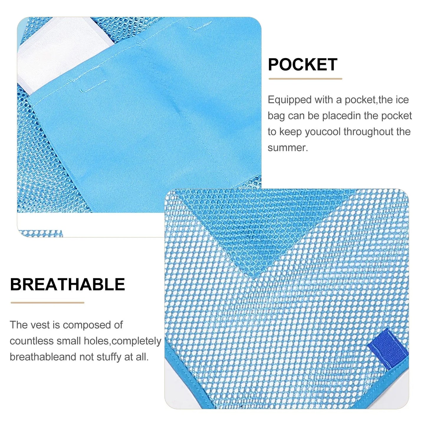 Portable Ice Vest — Lightweight Cooling Waistcoat