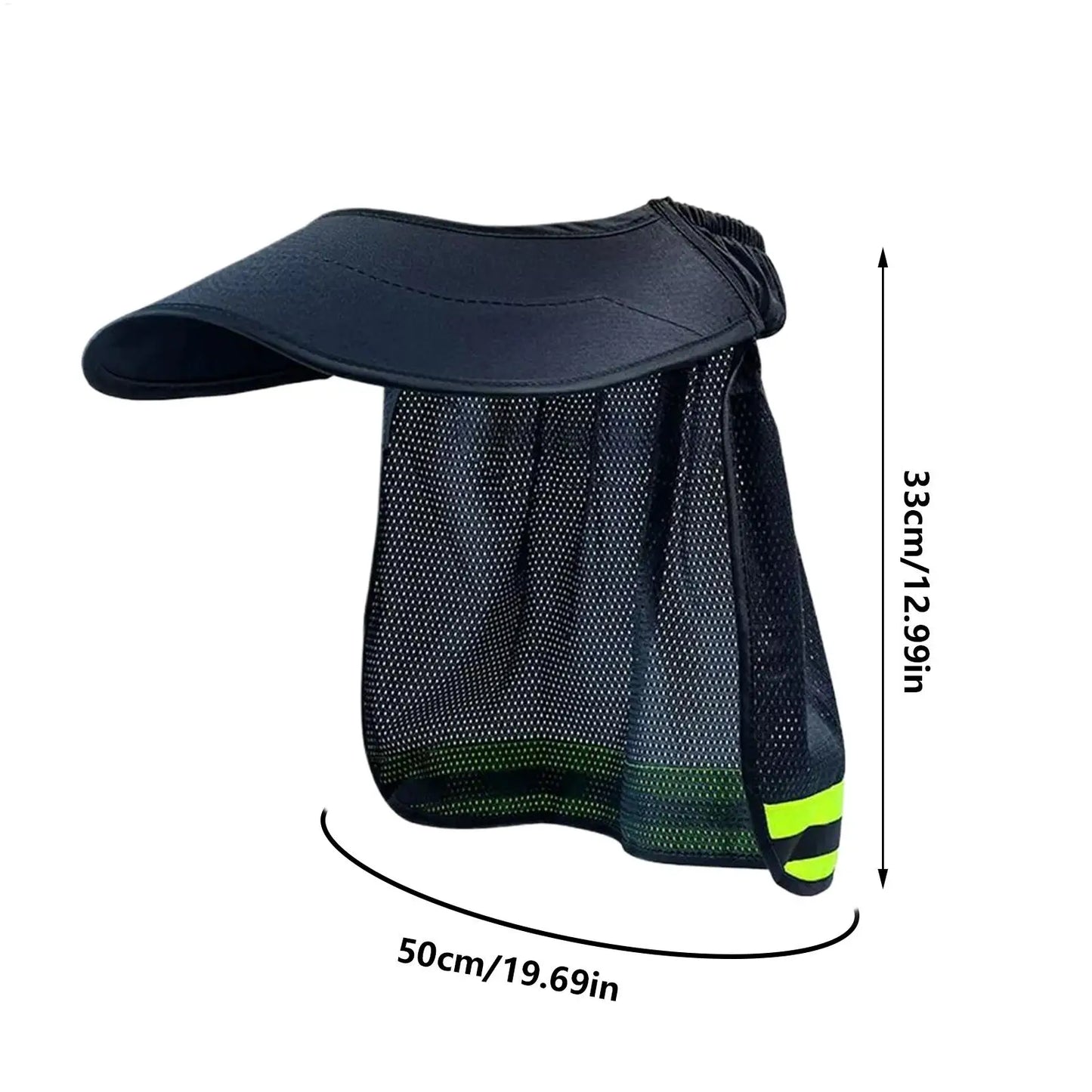 Hard Hat Sun Visor with Reflective Strip