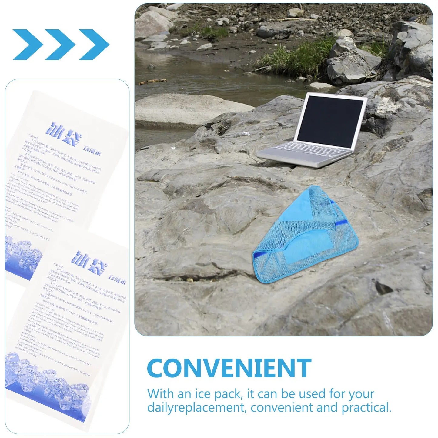 Portable Ice Vest — Lightweight Cooling Waistcoat