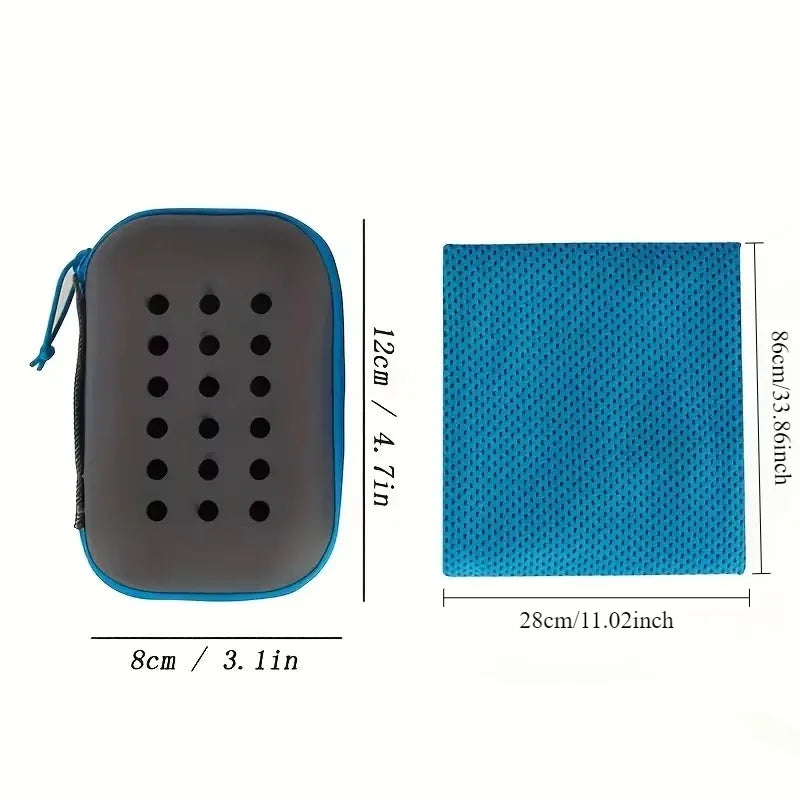 Instant Cooling Towel with Carry Case