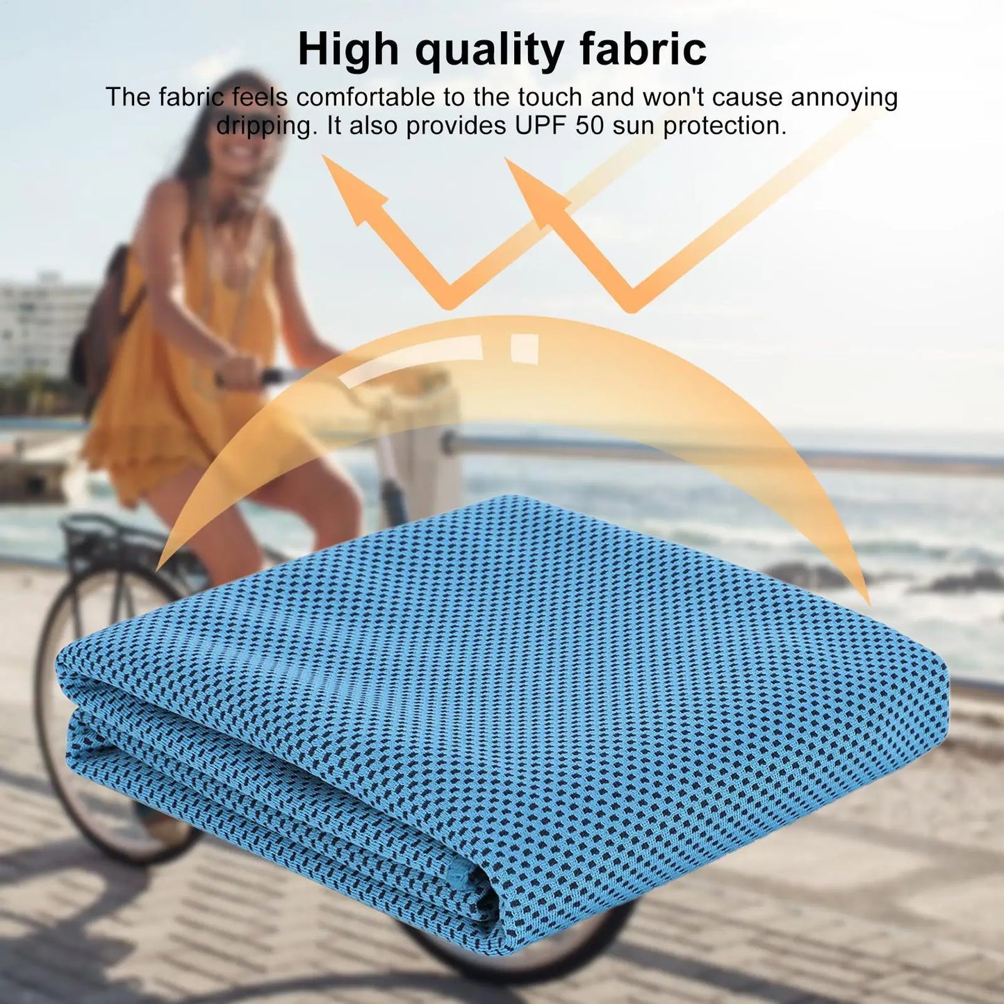Microfiber Cooling Towel — Neck & Face