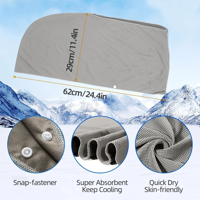 Evaporative Cooling Hoodie Towel