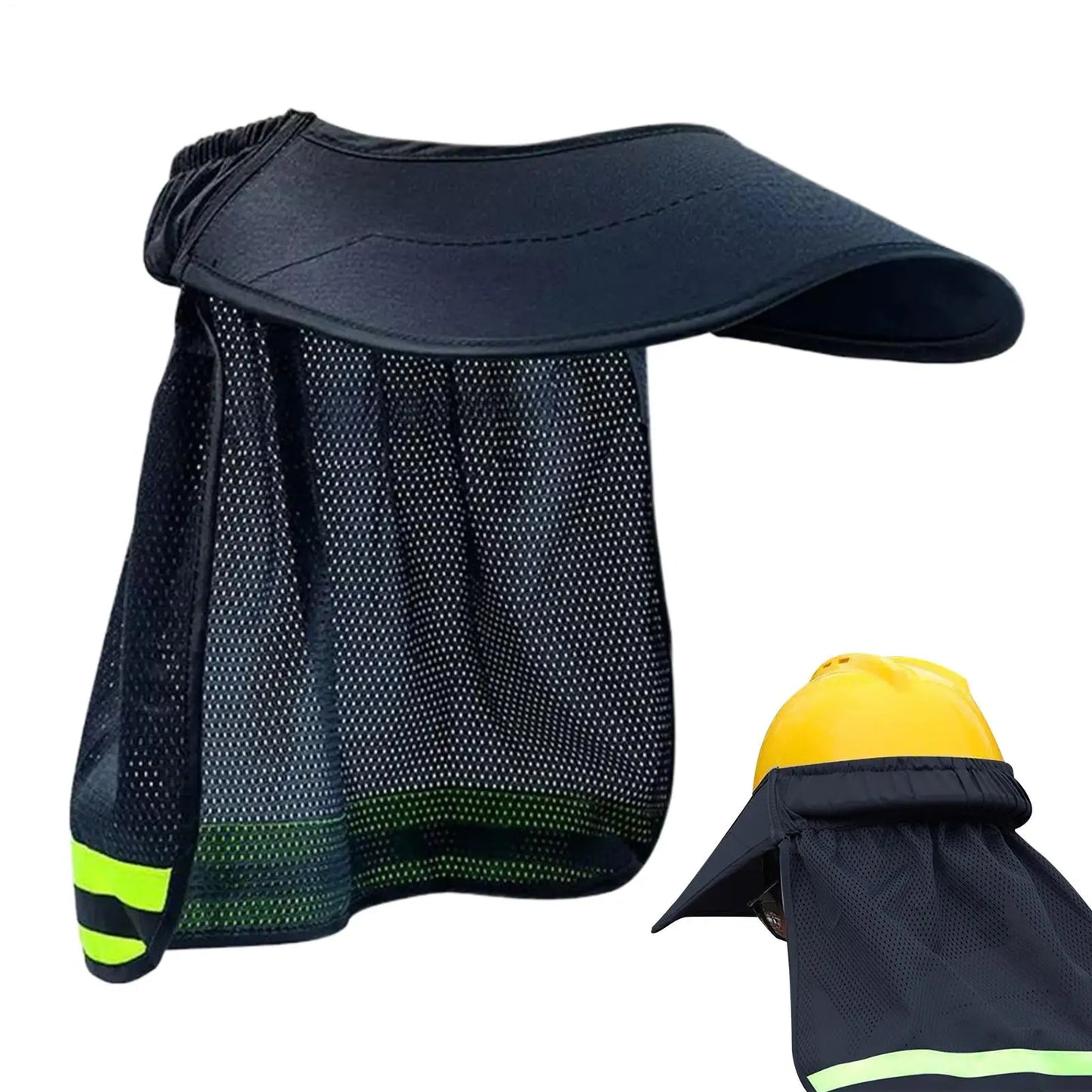 Hard Hat Sun Visor with Reflective Strip