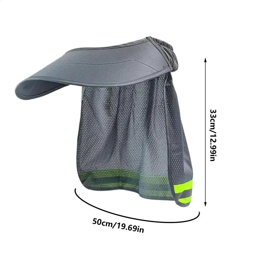 Hard Hat Sun Visor with Reflective Strip