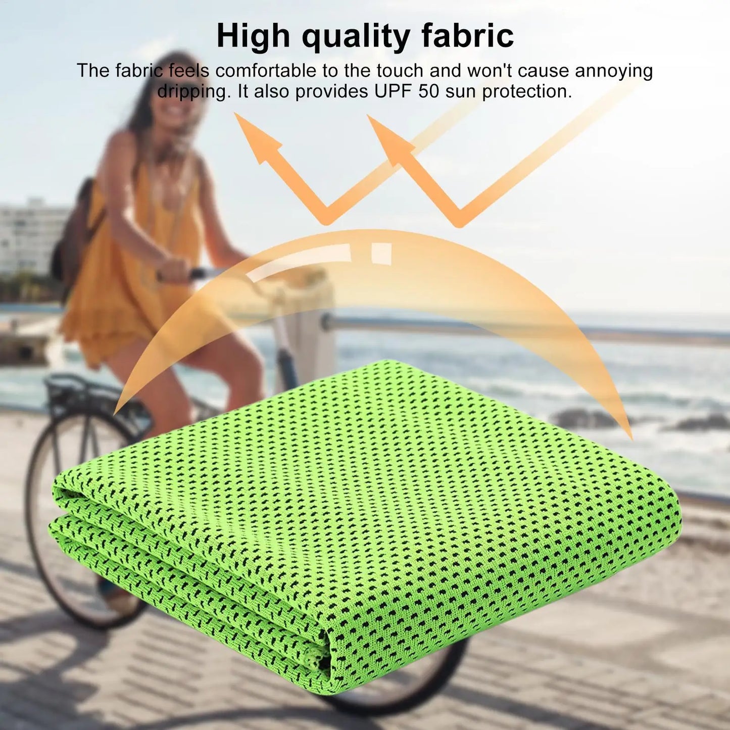 Microfiber Cooling Towel — Neck & Face