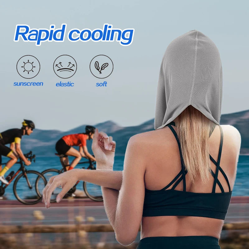 Evaporative Cooling Hoodie Towel