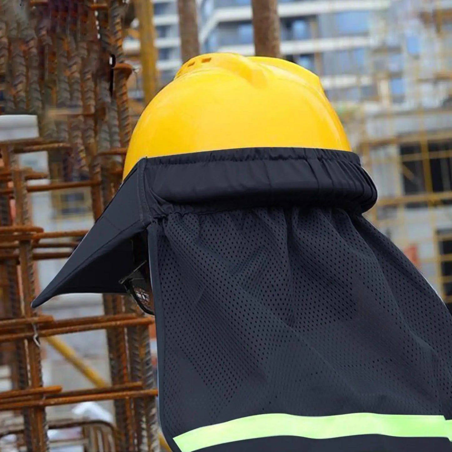 Hard Hat Sun Visor with Reflective Strip