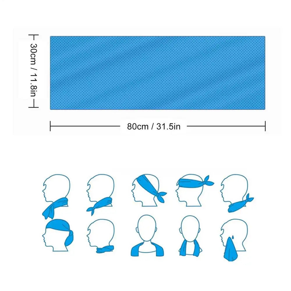 Microfiber Cooling Towel — Neck & Face