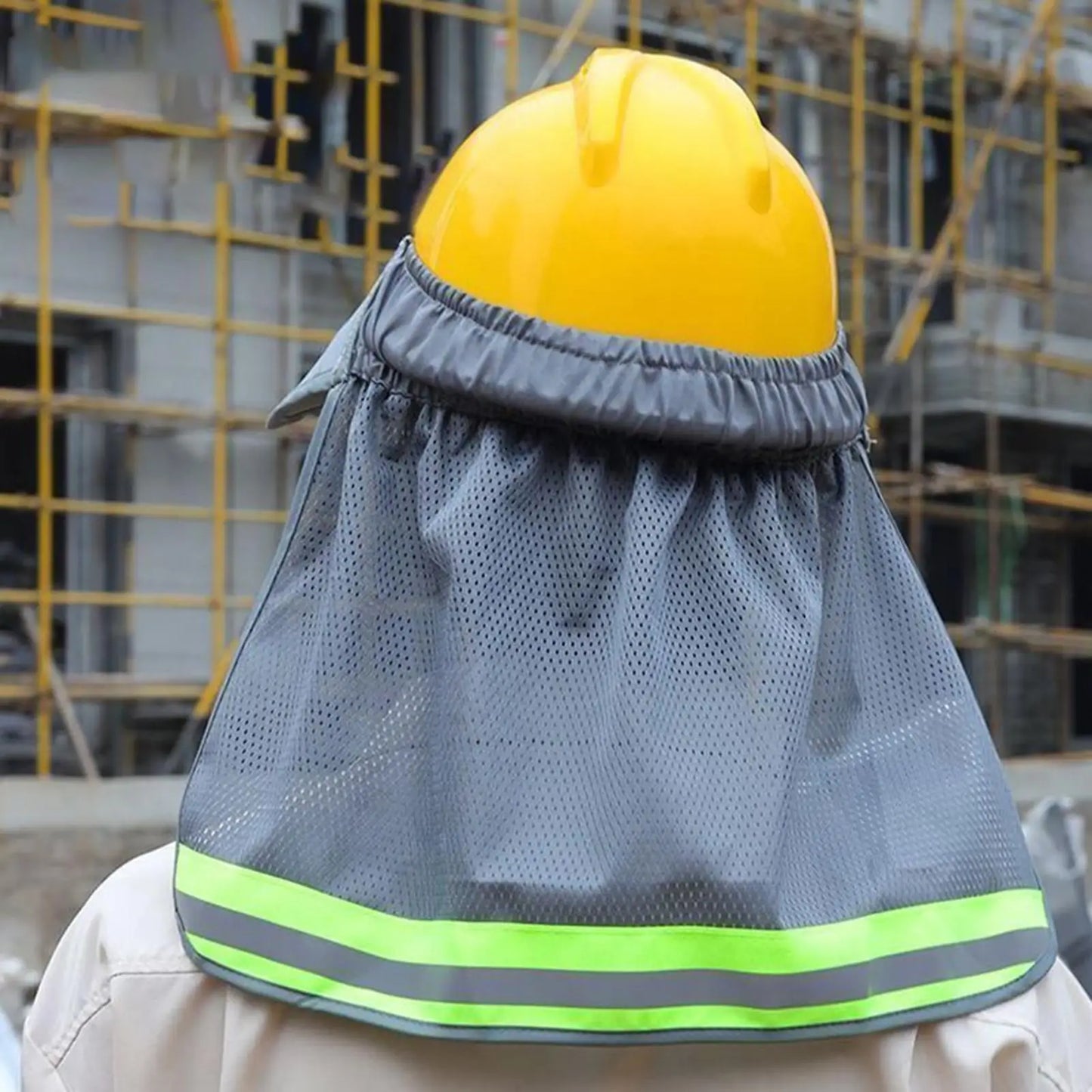 Hard Hat Sun Visor with Reflective Strip